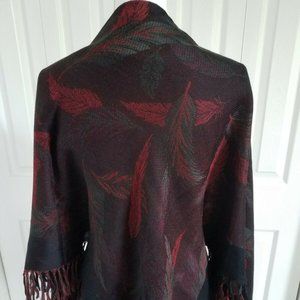 Valentino Rudy Designer Shawl Wrap Cape Scarf Vintage Italy RARE